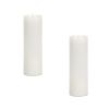 Simplux LED Pillar Candle w/Moving Flame (Set of 2)  3"D x 9"H