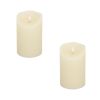 Simplux Designer Melted Candle (Set of 2) 5.5"H