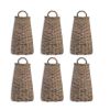 Wall Basket (Set of 6) 14"H Willow