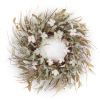 Cotton-Leaf Wreath 28"D EVA