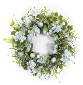 Egg/Floral Wreath 22"D Foam