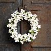 Dogwood Wreath 24.5"D Polyester