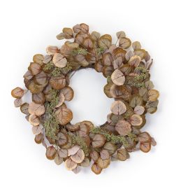 Eucalyptus Wreath 22"D Polyester