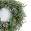 Juniper and Pine Wreath 27.75"D Plastic