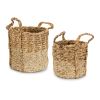 Basket (Set of 2) 8.25"D x 8.25"H, 10.5"D x 10"H Seagrass