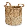 Basket (Set of 2) 8.25"D x 8.25"H, 10.5"D x 10"H Seagrass