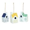 Bird House (Set of 3) 8.25"H, 8.5"H, 9"H Metal