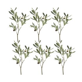 Olive Spray (Set of 6) 21"H Polyester