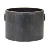 Planter (Set of 2) 10.5"D x 6"H, 14.5"D x 10"H Metal