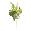 Queen Anne and Foliage Spray (Set of 6) 21.5"H Polyester