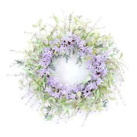 Mixed Wreath 24.5"D Fabric-Plastic