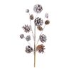 Snowy Pine Cone Spray (Set of 6) 22.25"H Cone