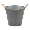 Pail (Set of 3) 9.5"D x 8.25"H, 11.5"D x 9.5"H, 13"D x 10.75"H Metal