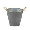 Pail (Set of 3) 9.5"D x 8.25"H, 11.5"D x 9.5"H, 13"D x 10.75"H Metal