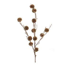 Pine Cone Spray (Set of 2) 35"H Cone Stem