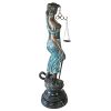 High Quality Solid Bronze Giant Themis Blind Justice Statue