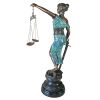 High Quality Solid Bronze Giant Themis Blind Justice Statue