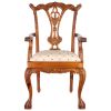 ENGLISH CHIPPENDALE ARM CHAIR