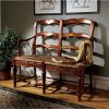 Dark Wood Solid Mahogany Bench