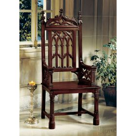 Dark Wood Solid Mahogany Chair