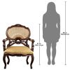 Chateau Dark Wood Solid Mahogany Chair