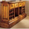 High Quality Pine Wood Bar In Honey-Stained Finish