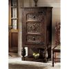 COAT OF ARMS GOTHIC REVIVAL ARMOIRE