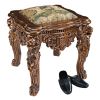 LORD RAFFLES LION LEG STOOL