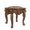 LORD RAFFLES LION LEG STOOL