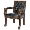 BEARDSLEY LEATHER LION CHAIR