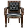 BEARDSLEY LEATHER LION CHAIR