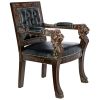 BEARDSLEY LEATHER LION CHAIR