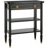 FRENCH 1940 EBONY CONSOLE TABLE