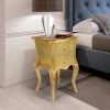 HAYWORTH GILDED SIDE TABLE