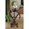 ROUND BOW SIDE TABLE