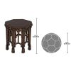 GOTHIC REVIVAL OCTAGONAL SIDE TABLE