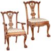 S/6 ENGLISH CHIPPENDALE CHAIRS