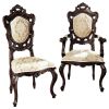 S/6 FRENCH ROCOCO CHAIRS