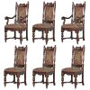 S/6 CLASSIC EDWARDIAN DINING CHAIRS