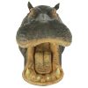 HIPPO HEAD WITH OPEN MOUTH