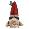 TOPSY TURVY THEO GARDEN GNOME STATUE