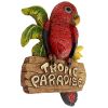 TROPIC PARROT PARADISE WALL SCULPTURE