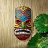 HOALOHA TIKI FACE PLAQUE