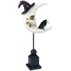 Warlocks Raven Moon Halloween Garden Statue