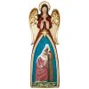 CHRISTMAS ANGEL FIGURINE W/ HOLY FAMILY