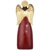 CHRISTMAS ANGEL FIGURINE W/ HOLY FAMILY