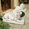 Lyndhurst Manor Lion Sentinel Garden Outdoor Statue