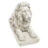 Lyndhurst Manor Lion Sentinel Garden Outdoor Statue