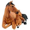 Mother & Child Garden Outdoor Horse Statues