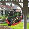 SUMMER SNOOZE HANGING BLACK BEAR STATUE